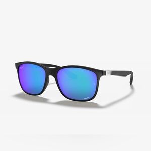 Ray-Ban RB4330CH Chromance sunglasses with Blue Lenses